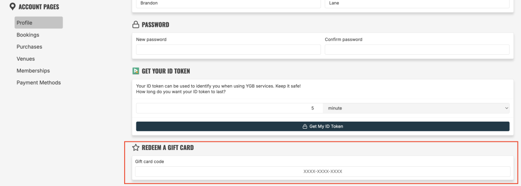A screenshot of a credit card.